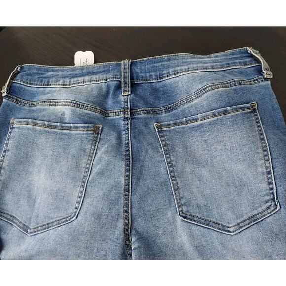 SO Jeans 15/32W High Rise Jegging + Superstretch Blue Medium Wash Junior Khol's - Picture 4 of 5